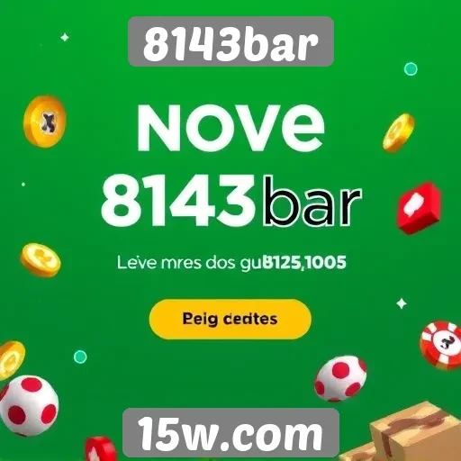 8143bar lança nova promoção para jogos online
